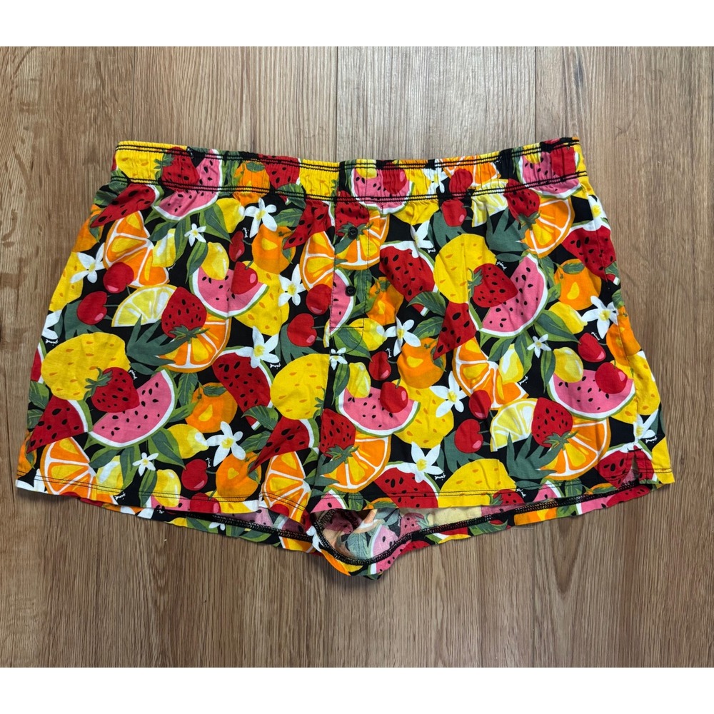 PINK Victoria's‎ Secret Fruit Print Sleep Shorts Pajama Bottoms Watermelon Large